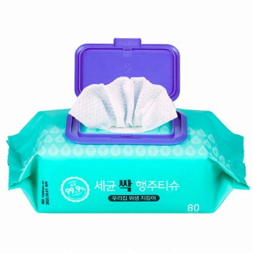 에스티씨코리아  행주티슈 캡형 80매
