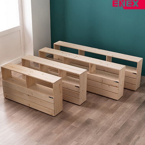 에넥스 ENNEE 본 삼나무 원목 침대 헤드 K