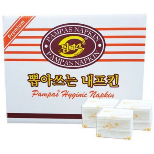 팜파스 뽑아쓰는 내프킨 갈색