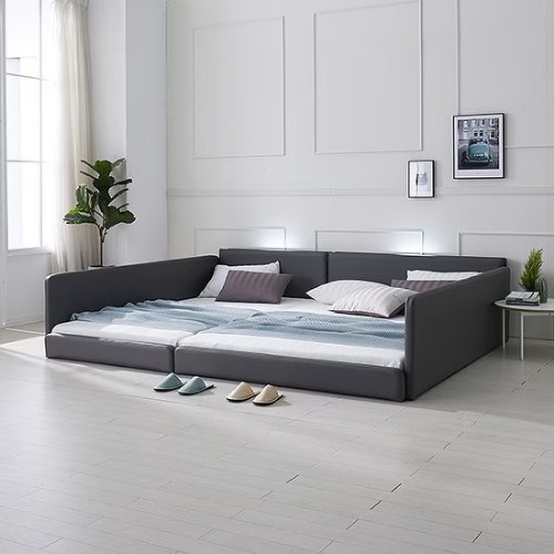 지베스 스테디2 슬림코지 저상형 LED 패밀리침대 SS+Q