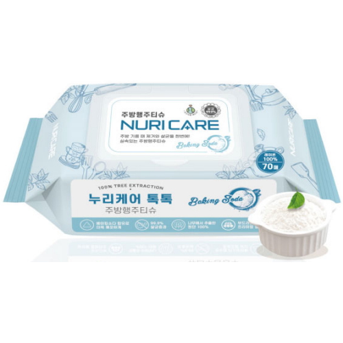 누리참 톡톡 주방행주티슈 캡형 70매