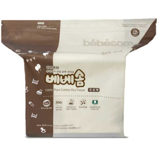 와이나코퍼레이션 무표백 순면 건티슈 360매