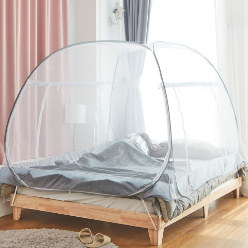 블루엘 원터치 침대 모기장