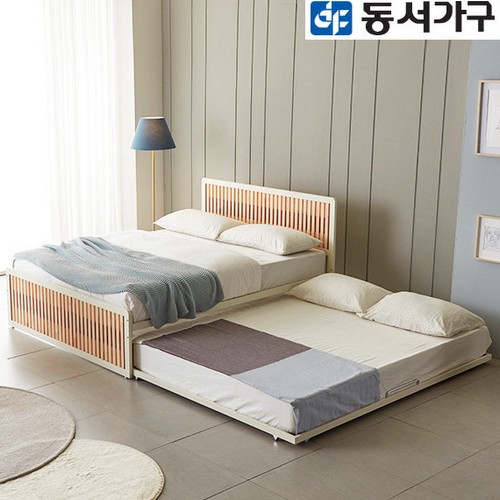 동서가구 탈린 편백나무 슬라이딩 2단침대 Q+Q