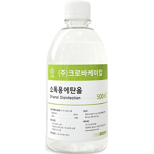 크로바케미칼 소독용 에탄올 83% 500ml