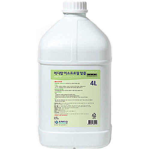 메디탑 소독용 이소프로필 알콜 4L