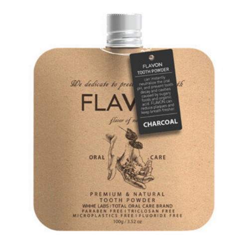 비에스앤코  플라본 가루치약 차콜 100g