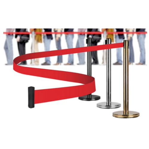 하이트렉  킵라인 차단봉 실버 + 킵라인 벨트 1.8m