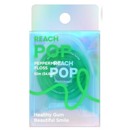 LG생활건강 리치 팝 치실 50m 페퍼민트향