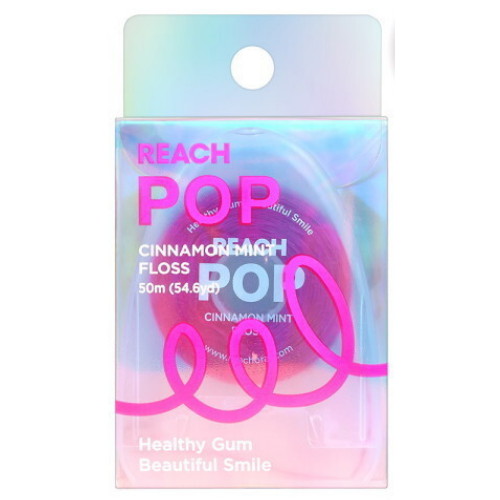 LG생활건강 리치 팝 치실 50m 시나몬민트향