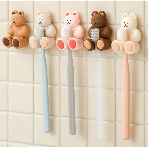 로마네  도낫도낫 실리콘 칫솔걸이