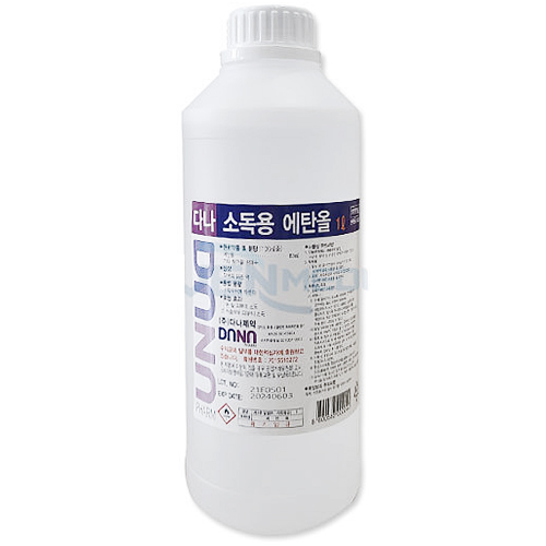 다나제약 소독용 에탄올(83%) 1L