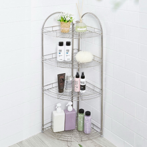 할메이드  욕실 코너 선반 4단