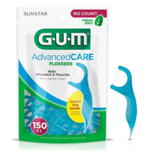 GUM  어드밴스드 케어 치실 150개