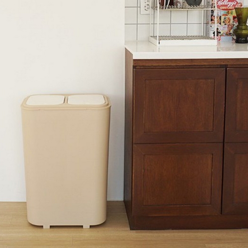 완소간소  대용량 캐리어형 분리수거함 60L