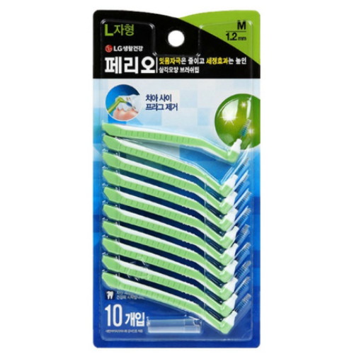LG생활건강 페리오 치간칫솔 L자형 1.2mm 10개