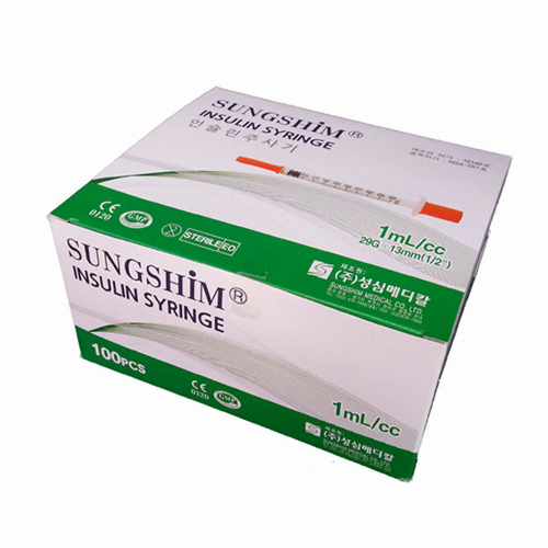 성심 인슐린주사기 29G 13mm 1ml