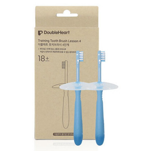 더블하트 유치브러쉬 4단계