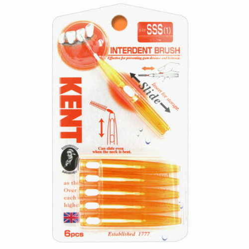 켄트  치간칫솔 SSS 0.7mm 6개