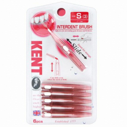 켄트  치간칫솔 S 1.0mm 6개