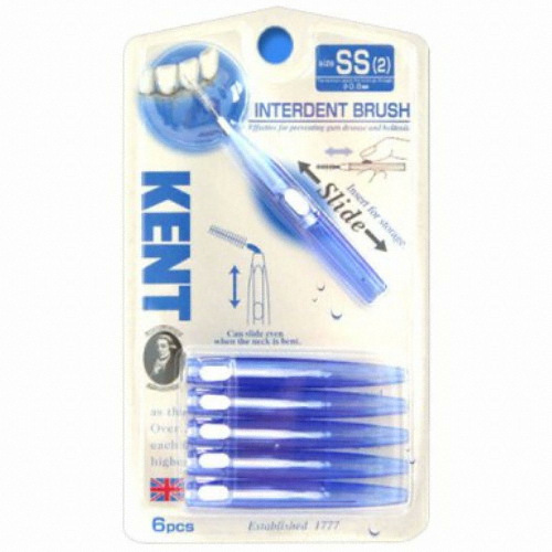 켄트  치간칫솔 SS 0.8mm 6개