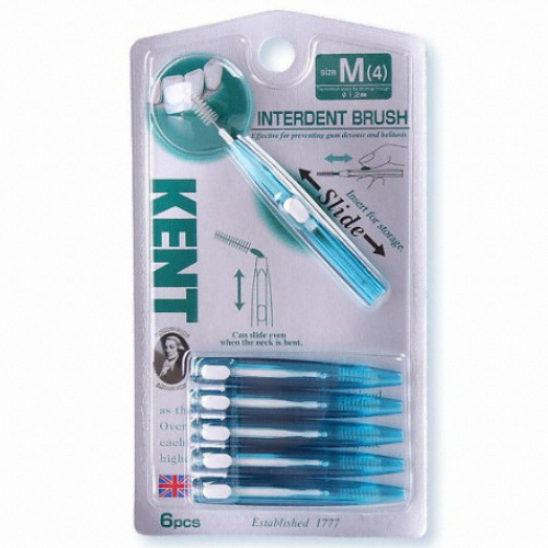 켄트  치간칫솔 M 1.2mm 6개