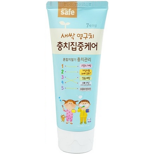 라이온코리아  새싹 영구치 충치집중케어 치약 60g