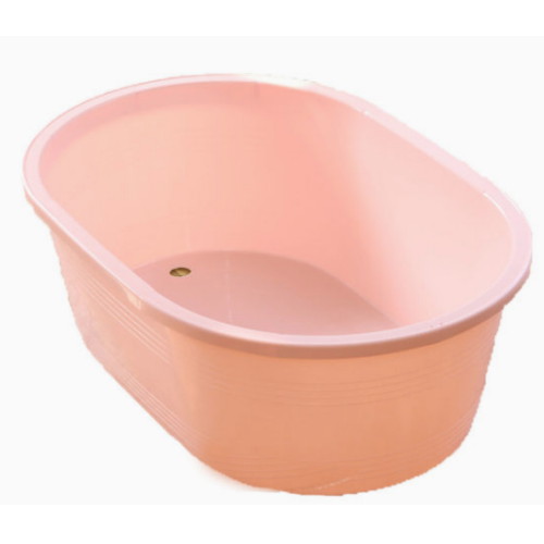 장보리  타원형 이동식 욕조 + 배수구