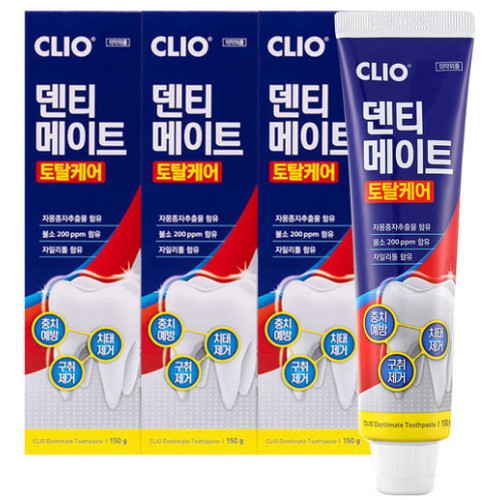 크리오  덴티메이트 토탈케어 치약 150g