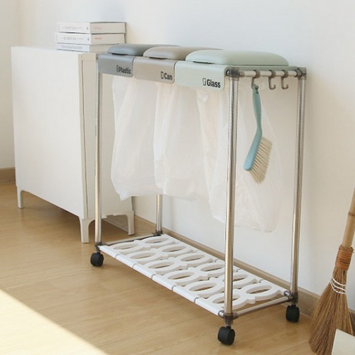 아도라하우스  퍼블 분리수거함 3P + 봉투 20L 100매