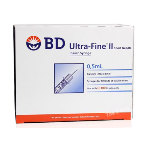 벡톤디킨슨 BD 울트라 파인2 인슐린주사기 31G 8mm 0.5ml