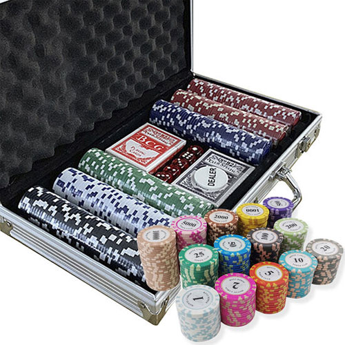 탑스코리아  국제규격 카지노칩 포커 게임 세트 300pcs