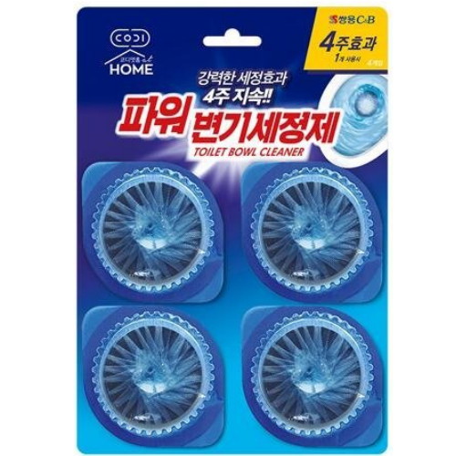 쌍용C&B 파워 변기세정제 40g 4개입