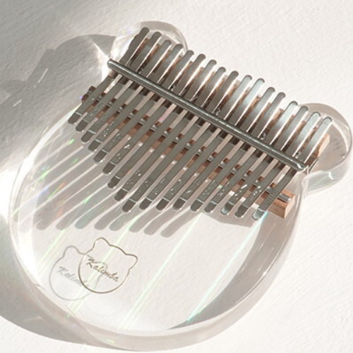 칸타빌  Tiny 티니 레인보우 17키 투명 홀로그램 아크릴 칼림바