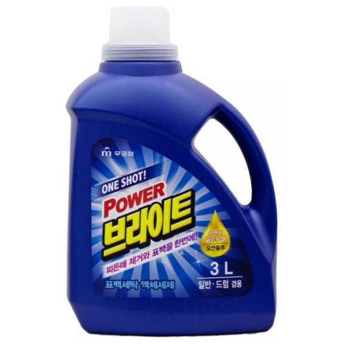 브라이트 원샷 파워 액체세제 3L