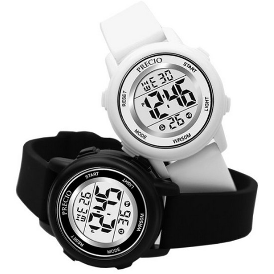 프레시오 여성 학생전자손목시계 P2212 50M방수 큐티 사이즈소