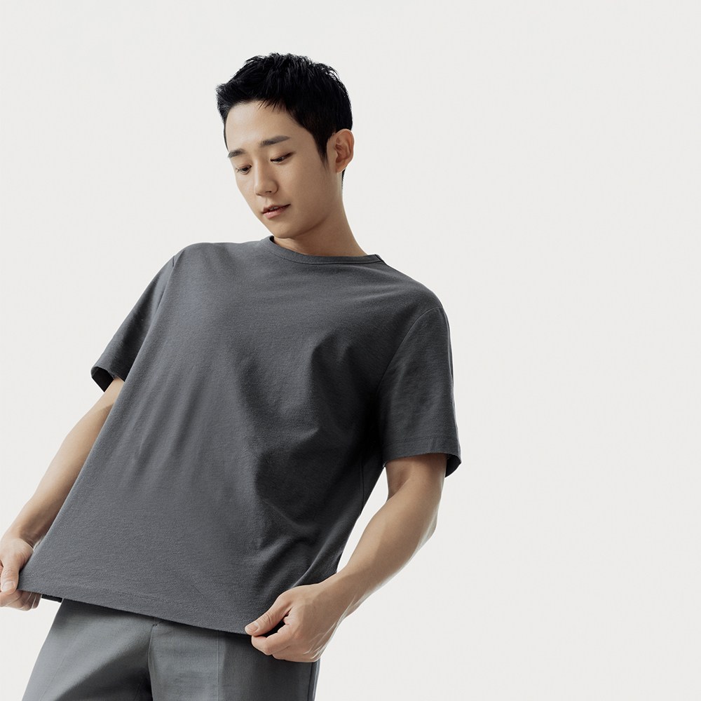 마인드브릿지 모달혼방조직 변형티셔츠 에코 MVTS3126 카키그레이 100 - 에누리 가격비교