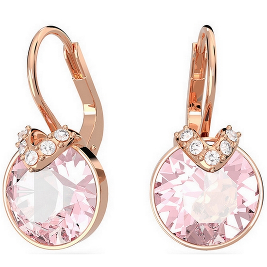벨라  여성 핑크 로즈골드 드롭 귀걸이_5662114