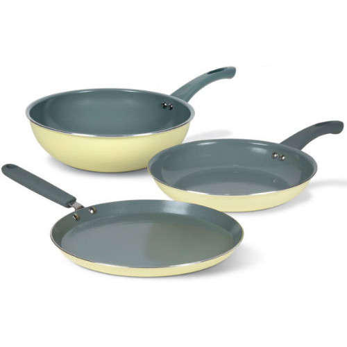 쿠비녹스  파스텔로 인덕션 3종 세트 (팬26+궁중팬28+크레페팬28)