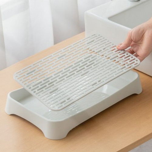 세븐프리  깔끔 미니 식기건조대 트레이 깊은소형