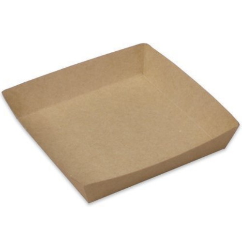 해피팩  DK-8호 일회용 크라프트 사각 종이 트레이