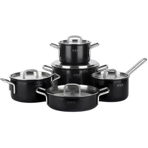 BRK  노르딕 통5중 냄비 5종 미드나잇블랙 (편수18+양수16,20,24+전골24)