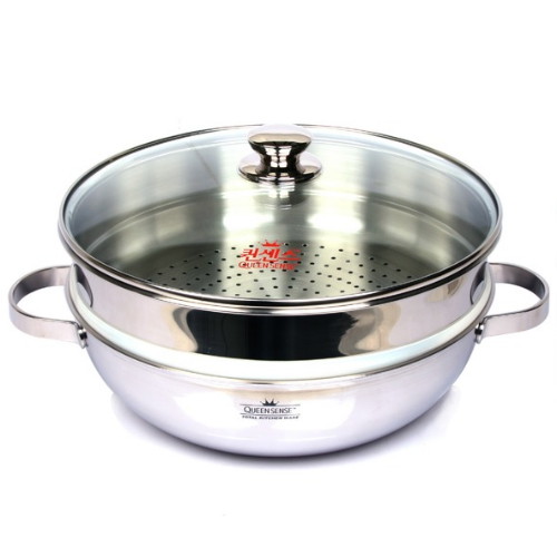 세신퀸센스 웰빙 통3중 웍쿡&찜 [32cm] - 에누리 가격비교