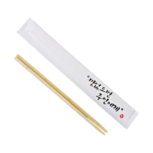 팩스타  대나무 젓가락 맛있으면 흰색 1000개