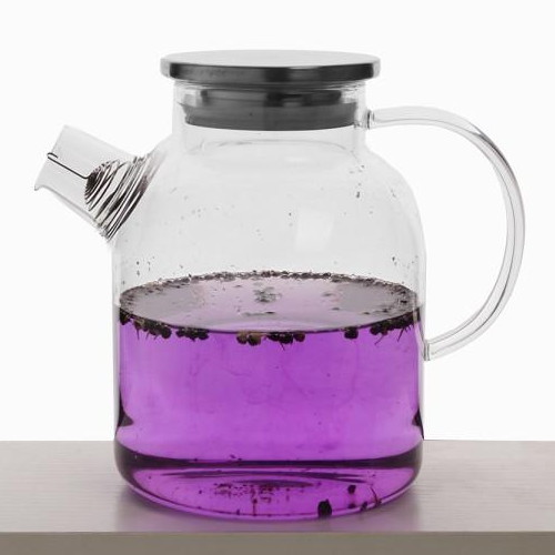 로하티 바이 스텐덮개 유리 주전자 1.5L