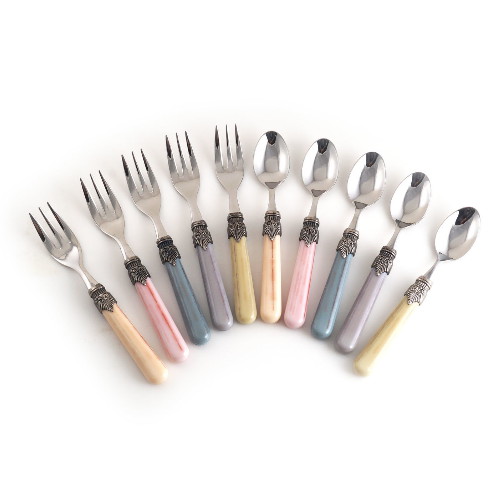 리바도시 빈티지 티스푼 + 티포크 10P