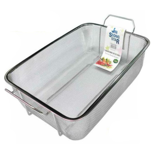 진성  스타 스텐 사각 양수바구니 특대