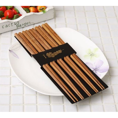 건아무역 대나무 옻칠 젓가락