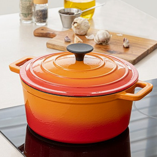 로얄그래프톤 스타크 무쇠주물 양수냄비 [24cm]