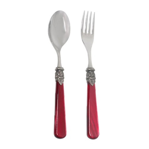 EME 나폴레옹 디저트 세트 펄 레드 2P